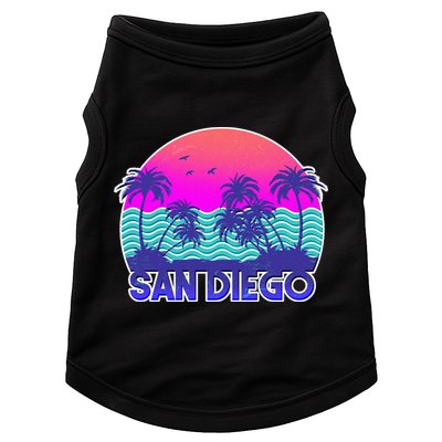 Tropical Retro San Diego Doggie Tank