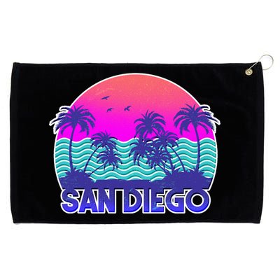 Tropical Retro San Diego Grommeted Golf Towel