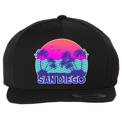 Tropical Retro San Diego Wool Snapback Cap