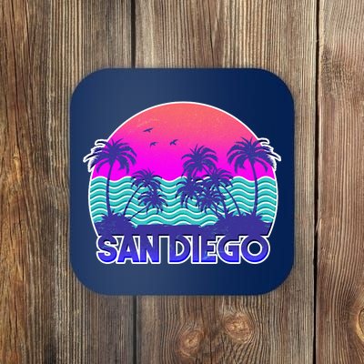 Tropical Retro San Diego Coaster