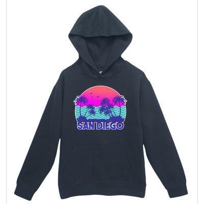 Tropical Retro San Diego Urban Pullover Hoodie