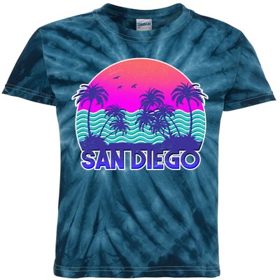 Tropical Retro San Diego Kids Tie-Dye T-Shirt