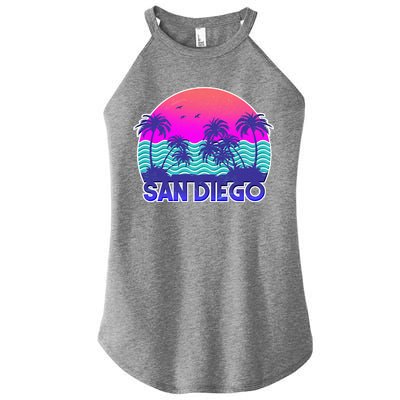 Tropical Retro San Diego Women's Perfect Tri Rocker Tank