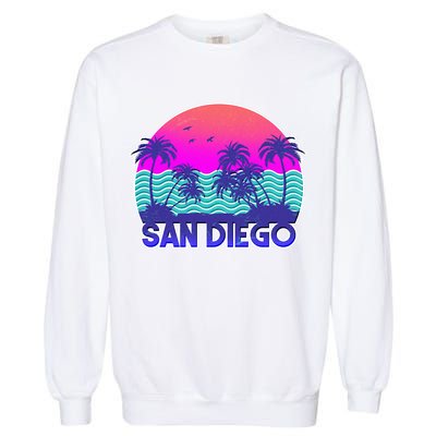 Tropical Retro San Diego Garment-Dyed Sweatshirt