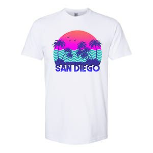 Tropical Retro San Diego Softstyle® CVC T-Shirt