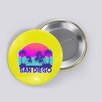 Tropical Retro San Diego Button