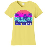 Tropical Retro San Diego Women's T-Shirt