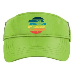 Tropical Retro Sun Adult Drive Performance Visor