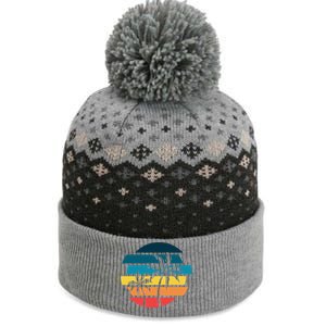 Tropical Retro Sun The Baniff Cuffed Pom Beanie