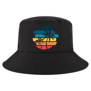 Tropical Retro Sun Cool Comfort Performance Bucket Hat