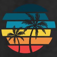 Tropical Retro Sun Adult Drive Performance Visor