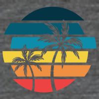 Tropical Retro Sun Backpack