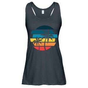 Tropical Retro Sun Ladies Essential Flowy Tank