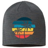 Tropical Retro Sun Sustainable Beanie