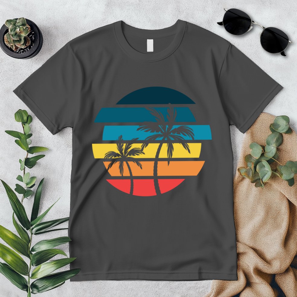 Tropical Retro Sun Premium T-Shirt