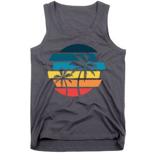 Tropical Retro Sun Tank Top