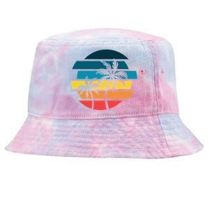 Tropical Retro Sun Tie-Dyed Bucket Hat