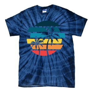 Tropical Retro Sun Tie-Dye T-Shirt