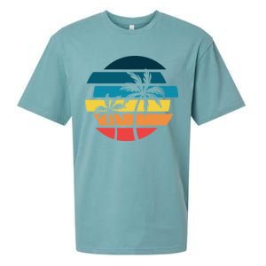 Tropical Retro Sun Sueded Cloud Jersey T-Shirt