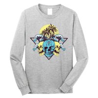 Tropical Skulls Long Sleeve Shirt