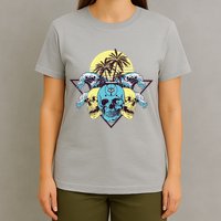 Tropical Skulls T-Shirt