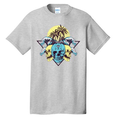 Tropical Skulls Tall T-Shirt