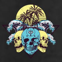 Tropical Skulls Cool Comfort Performance Bucket Hat