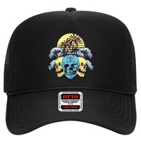 Tropical Skulls Trucker Hat