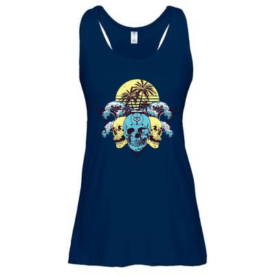 Tropical Skulls Ladies Essential Flowy Tank