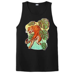 Tropical Tiger Tattoo Design PosiCharge Competitor Tank