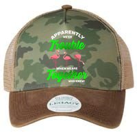 Trouble Flamingo When We Are Together Who Knew Legacy Tie Dye Trucker Hat