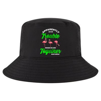 Trouble Flamingo When We Are Together Who Knew Cool Comfort Performance Bucket Hat