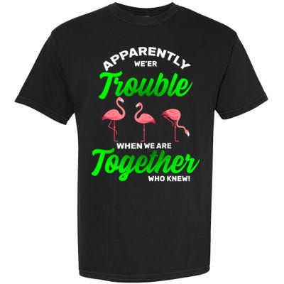 Trouble Flamingo When We Are Together Who Knew Garment-Dyed Heavyweight T-Shirt