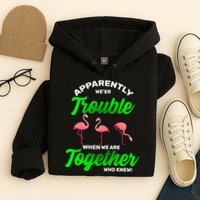 Trouble Flamingo When We Are Together Who Knew Hoodie