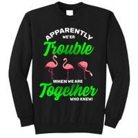 Trouble Flamingo When We Are Together Who Knew Sweatshirt