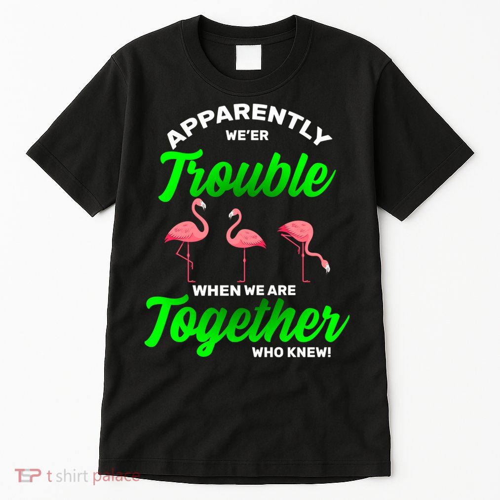Trouble Flamingo When We Are Together Who Knew Tall T-Shirt