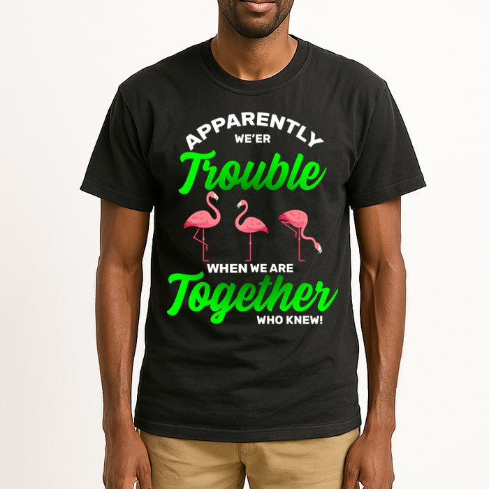 Trouble Flamingo When We Are Together Who Knew Tall T-Shirt