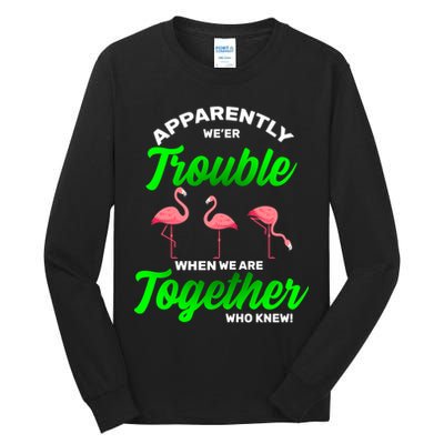 Trouble Flamingo When We Are Together Who Knew Tall Long Sleeve T-Shirt