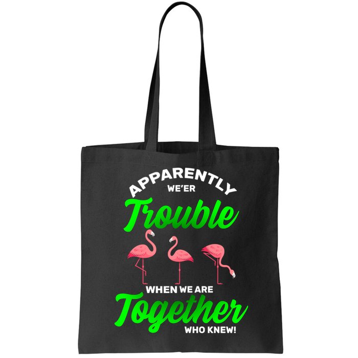 Trouble Flamingo When We Are Together Who Knew Bag