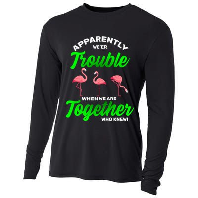 Trouble Flamingo When We Are Together Who Knew Cooling Performance Long Sleeve Crew