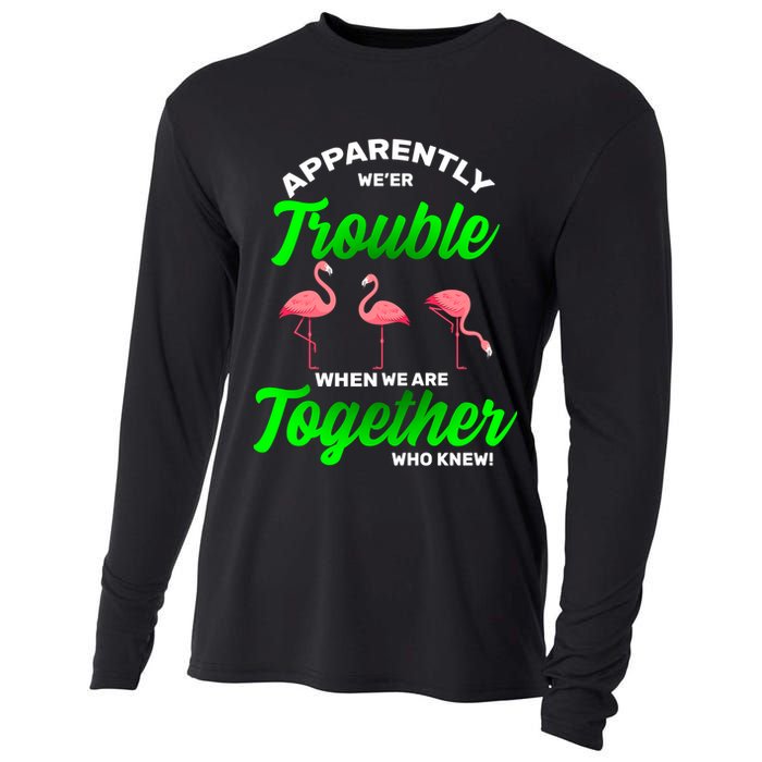 Trouble Flamingo When We Are Together Who Knew Cooling Performance Long Sleeve Crew