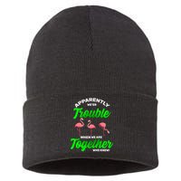 Trouble Flamingo When We Are Together Who Knew Sustainable Knit Beanie