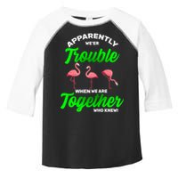 Trouble Flamingo When We Are Together Who Knew Toddler Fine Jersey T-Shirt