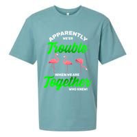 Trouble Flamingo When We Are Together Who Knew Sueded Cloud Jersey T-Shirt