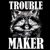 Trouble Maker Funny Raccoon Backpack