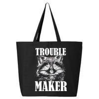 Trouble Maker Funny Raccoon 25L Jumbo Tote