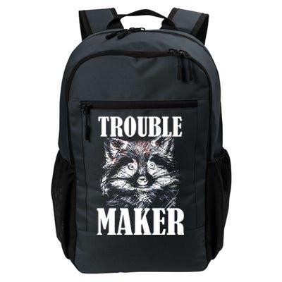 Trouble Maker Funny Raccoon Daily Commute Backpack