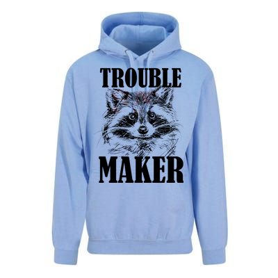 Trouble Maker Funny Raccoon Unisex Surf Hoodie