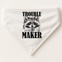 Trouble Maker Funny Raccoon USA-Made Doggie Bandana