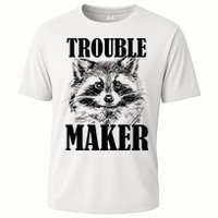 Trouble Maker Funny Raccoon Performance Shirt